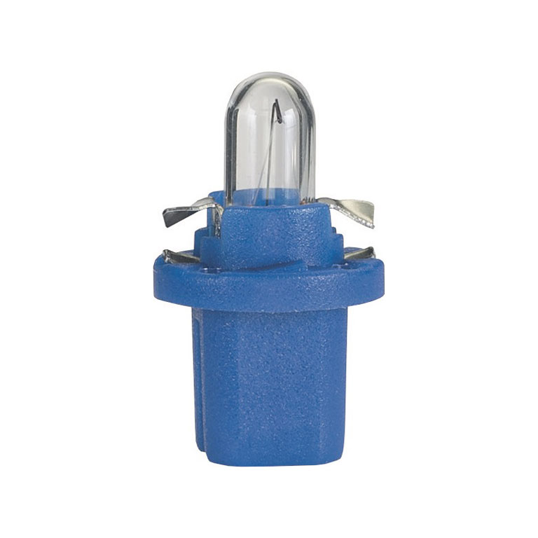 LAMPADA base in plastica BLU - 12V