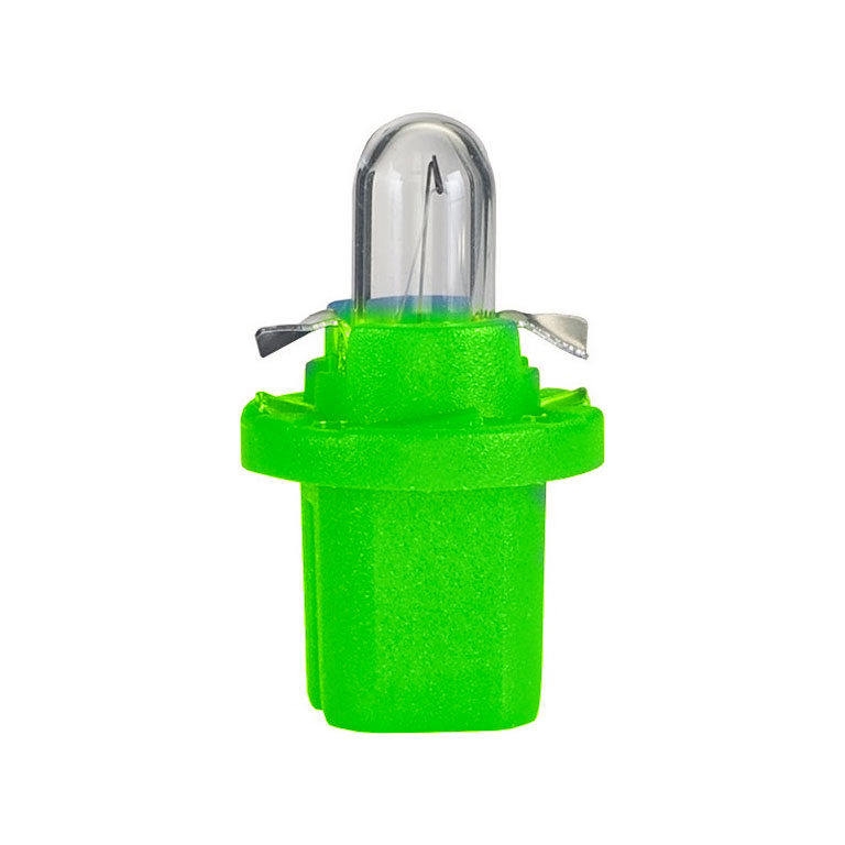 LAMPADA base in plastica VERDE - 12V