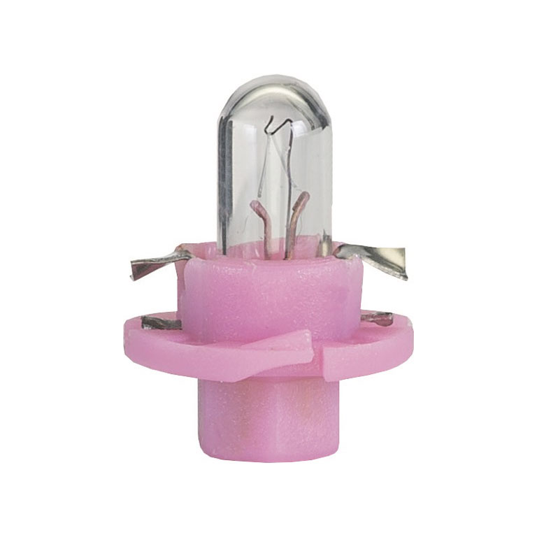 LAMPADA base in plastica ROSA - 12V