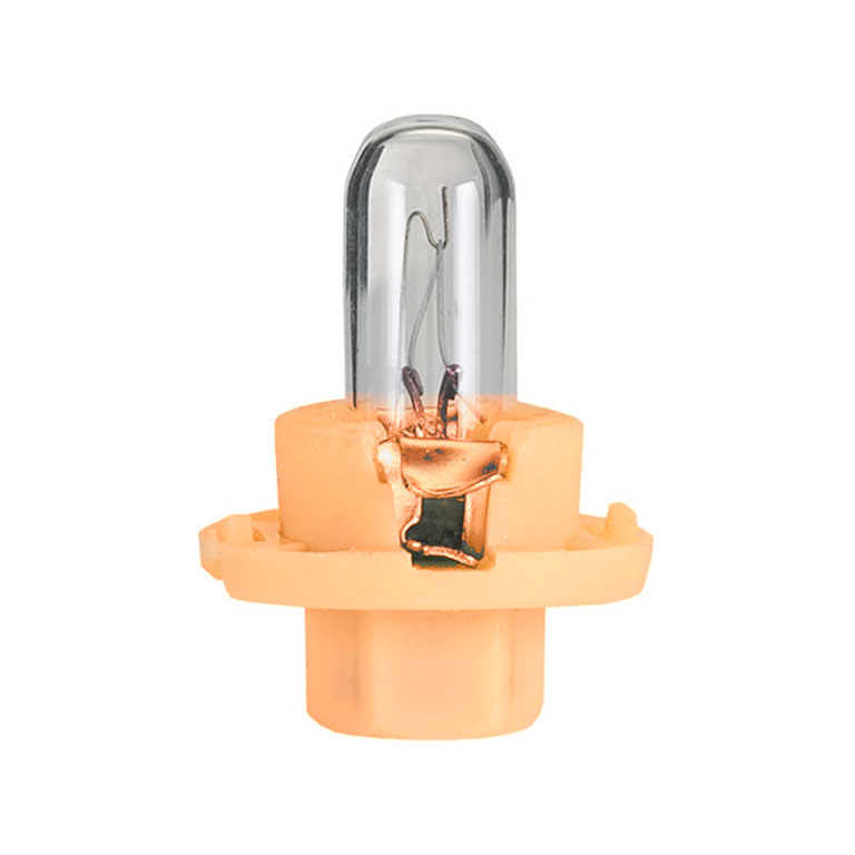 LAMPADA base in plastica ARANCIO - 12V