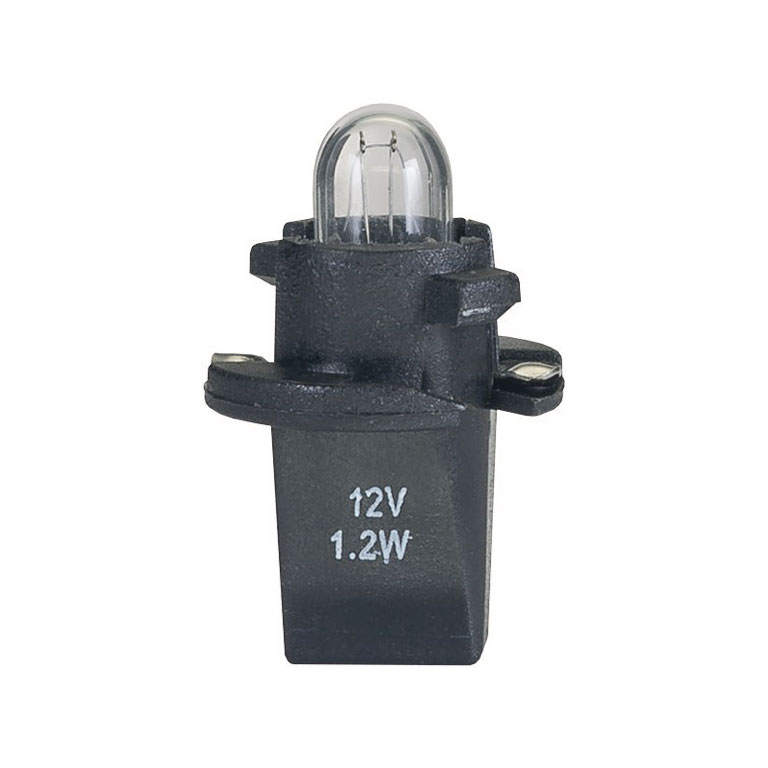 LAMPADA base in plastica NERA - 12V