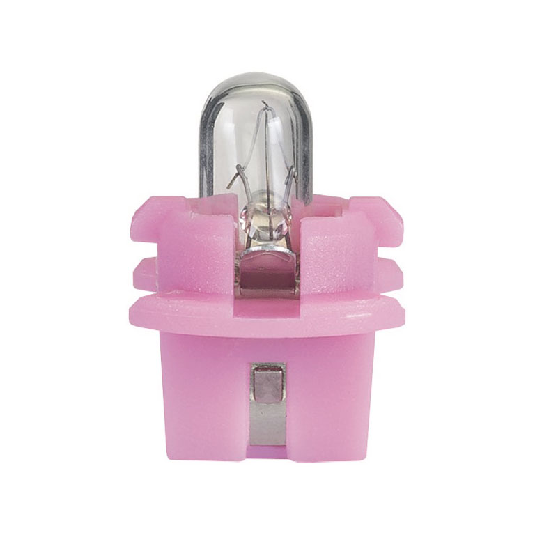 LAMPADA base in plastica ROSA - 12V
