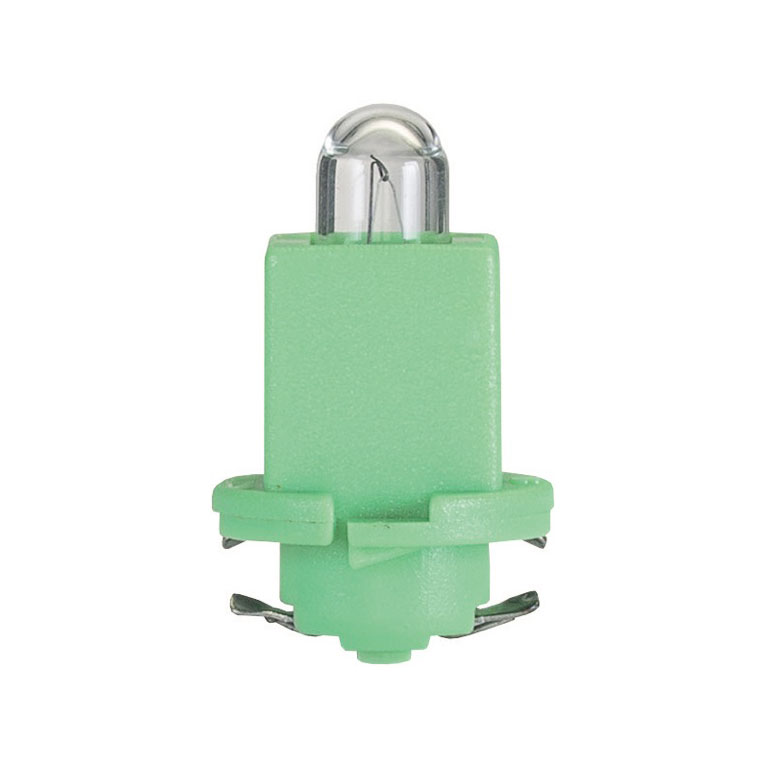 LAMPADA base in plastica VERDE - 12V