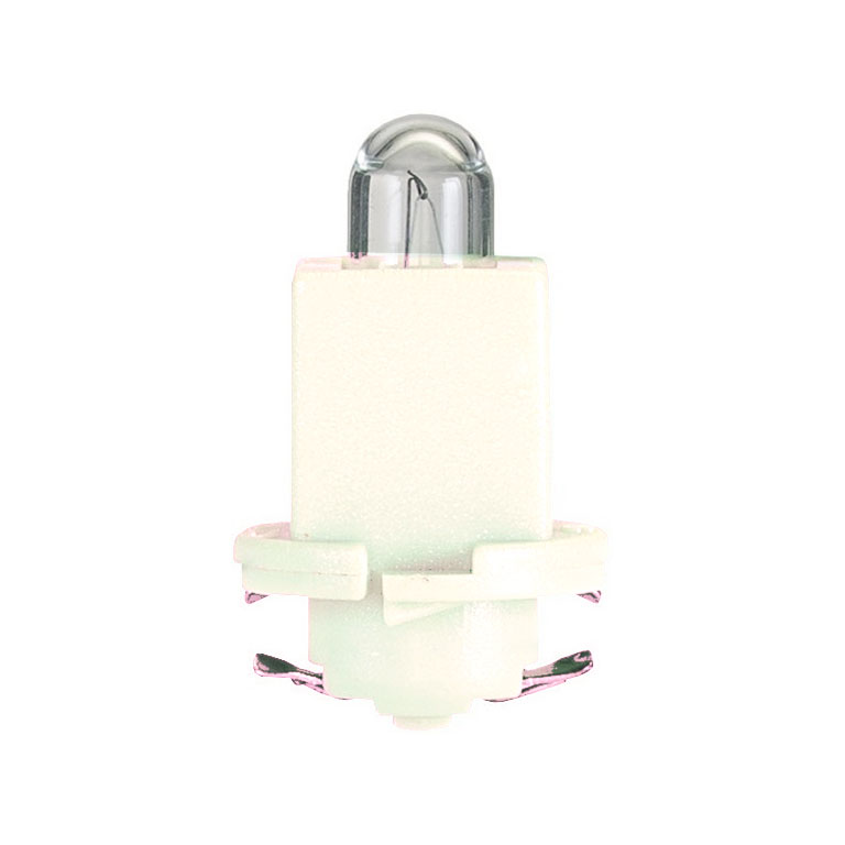 LAMPADA base in plastica BIANCA - 12V