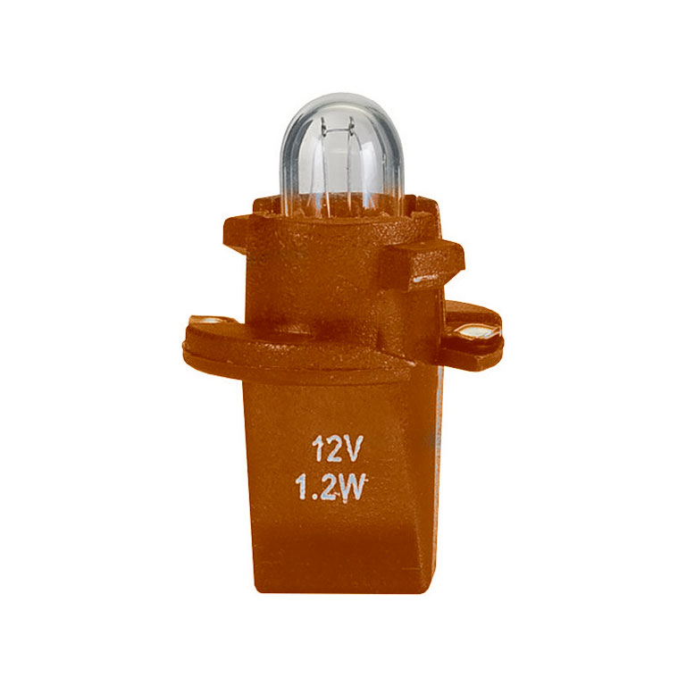 LAMPADA base in plastica MARRONE - 12V