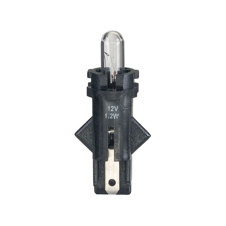 LAMPADA base in plastica NERA - 12V