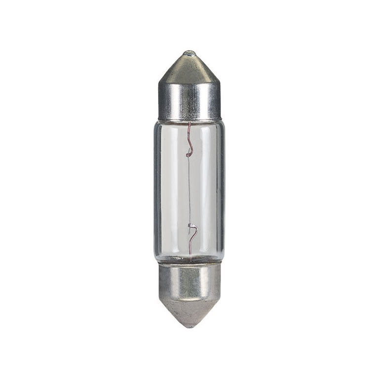 LAMPADA a siluro - T10x36 mm - 12V