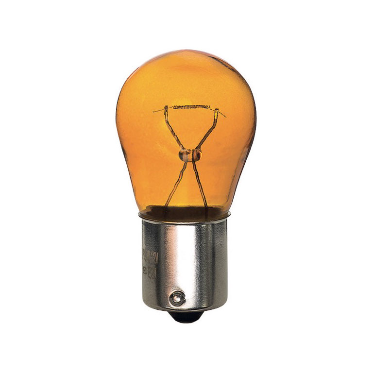 LAMPADA ausiliaria 1 filamento - PY21W - 12V - AMBER