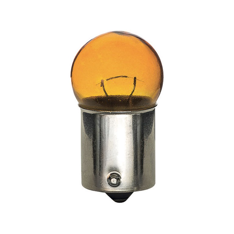 LAMPADA ausiliaria 1 filamento - RY10W - 12V - AMBER