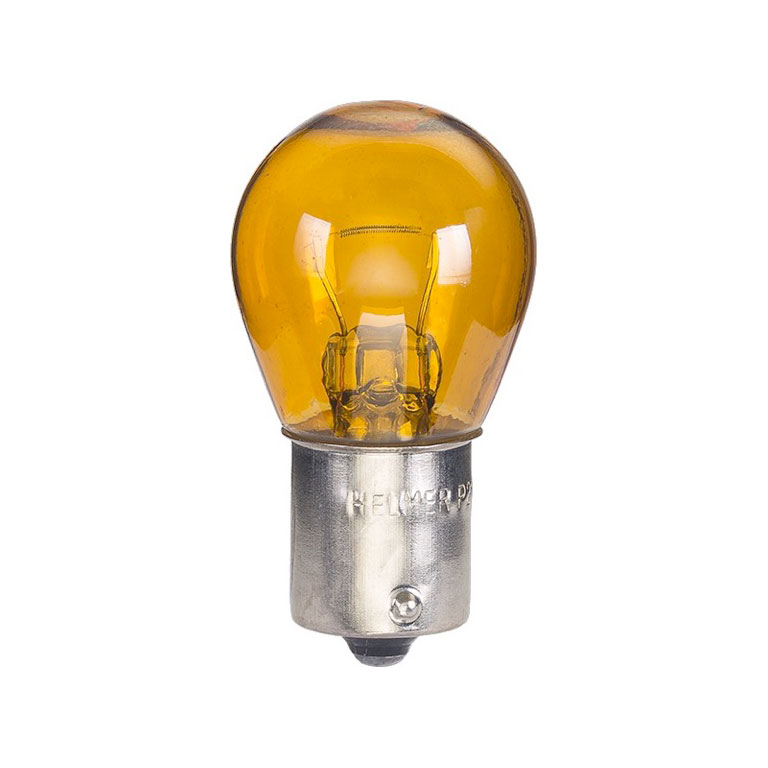 LAMPADA ausiliaria 1 filamento - P21W - 12V - AMBER