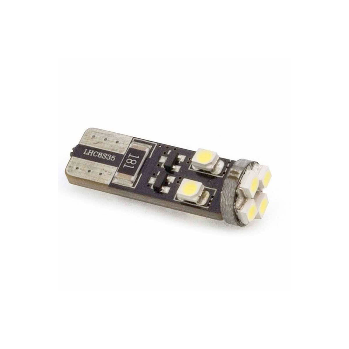 KIT LAMPADE LED Ausiliaria - T10-W5W - 8 led - 12V - (2 PZ)