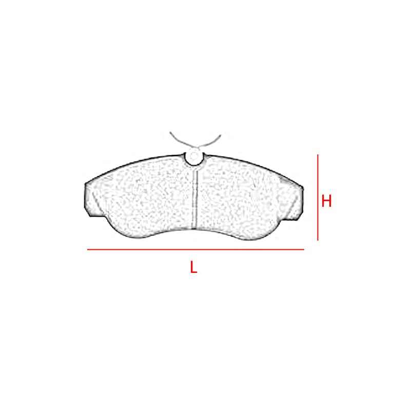 KIT PASTIGLIE FRENO per CITROEN / PEUGEOT / FIAT • - immagine 2