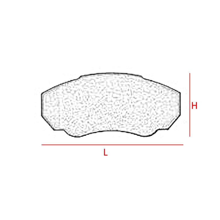 KIT PASTIGLIE FRENO per CITROEN / PEUGEOT / FIAT • - immagine 2