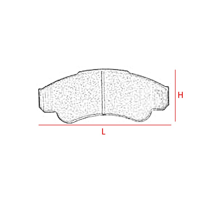 KIT PASTIGLIE FRENO per CITROEN / PEUGEOT / FIAT • - immagine 2