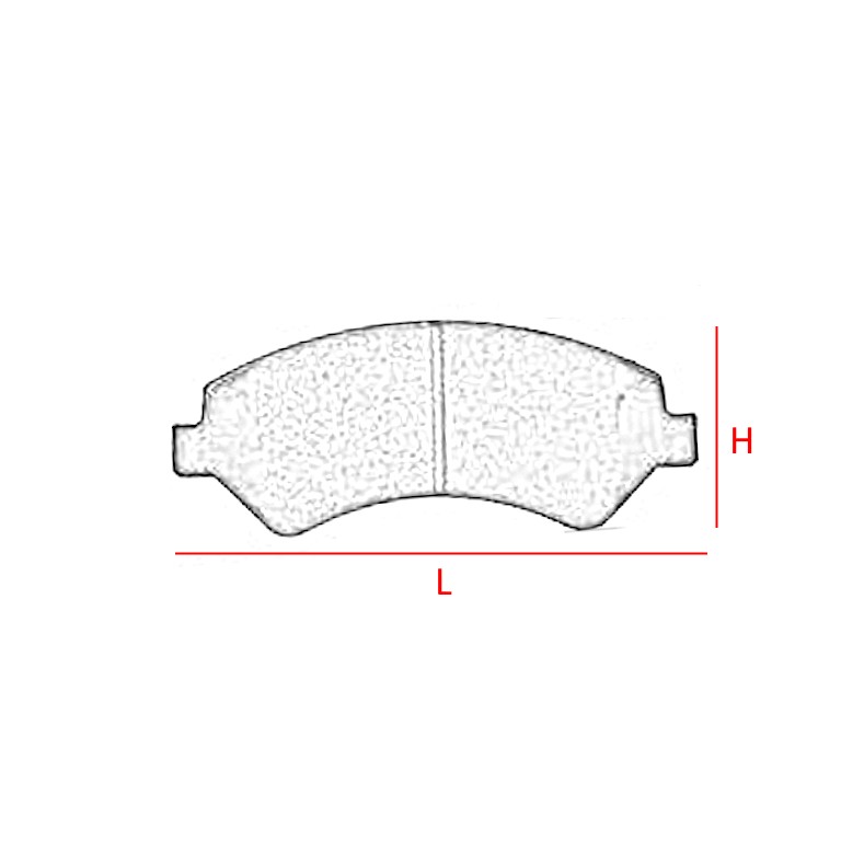 KIT PASTIGLIE FRENO per CITROEN / PEUGEOT / FIAT / OPEL • - immagine 2