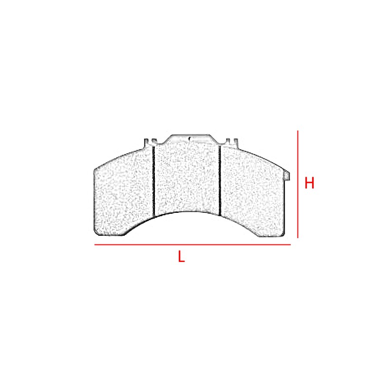 KIT PASTIGLIE FRENO per IVECO • - immagine 2