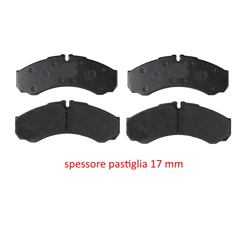 KIT PASTIGLIE FRENO per IVECO / RENAULT •