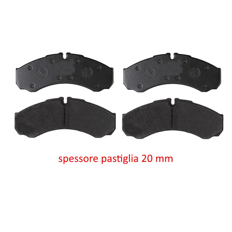 KIT PASTIGLIE FRENO per IVECO / RENAULT •