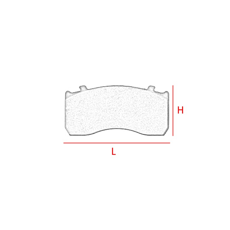 KIT PASTIGLIE FRENO per MAN / MERCEDES • - immagine 2