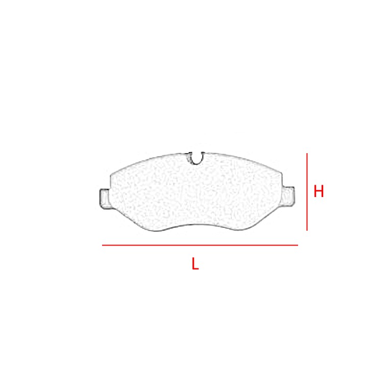 KIT PASTIGLIE FRENO per MERCEDES • - immagine 2