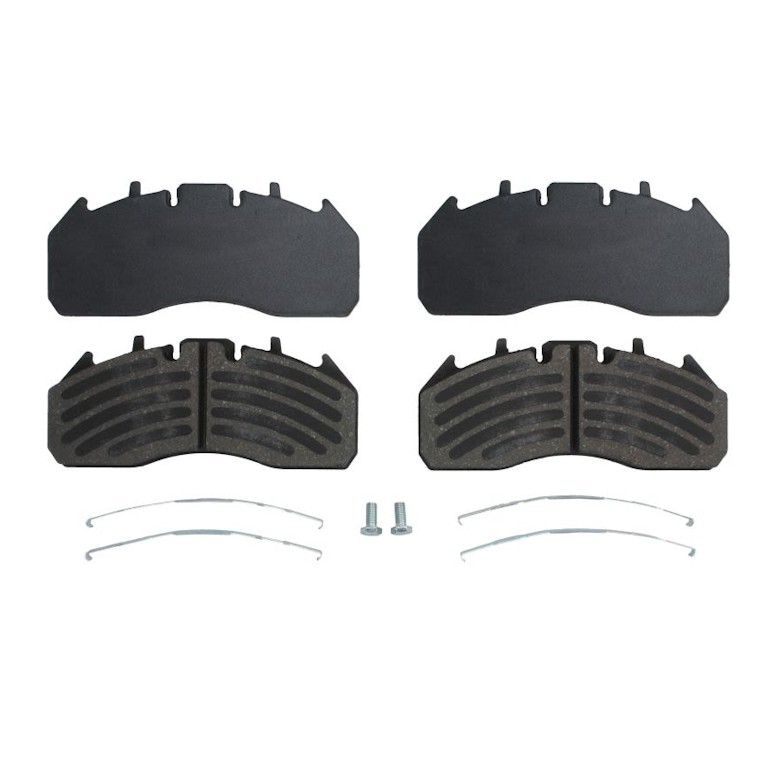 KIT PASTIGLIE FRENO per FORD / MERCEDES / RENAULT / VOLVO / MERITOR / ROR •