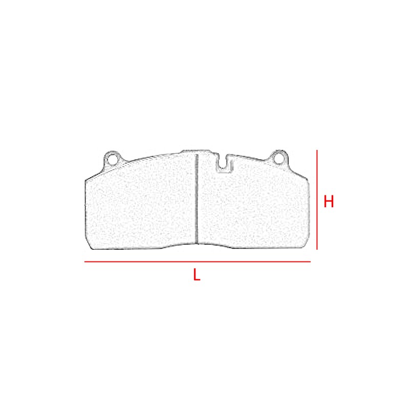 KIT PASTIGLIE FRENO per SAF • - immagine 2