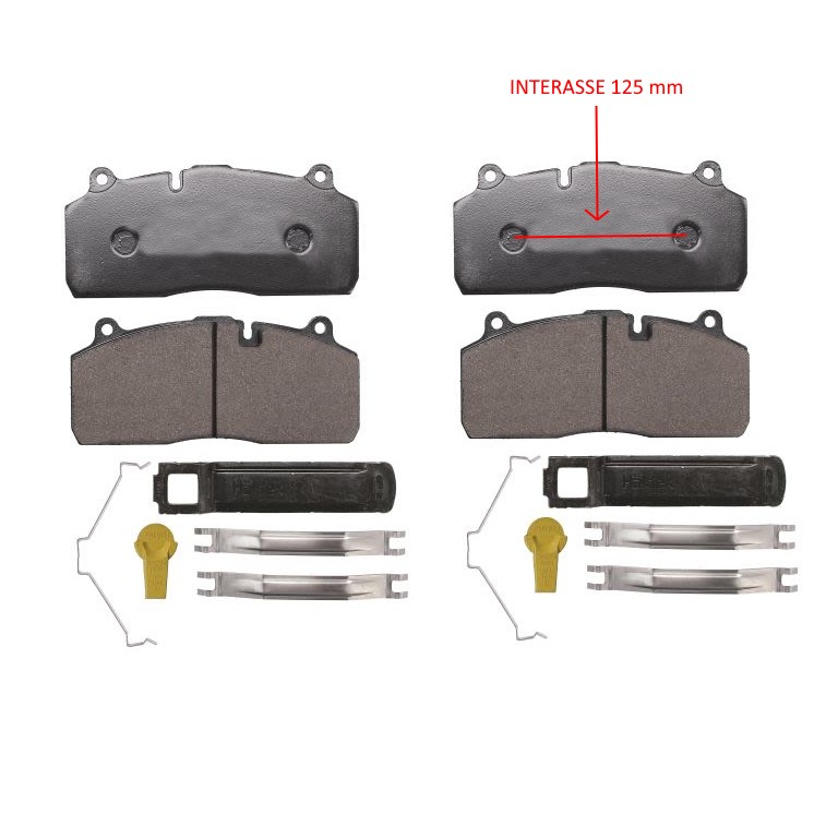 KIT PASTIGLIE FRENO per SAF •