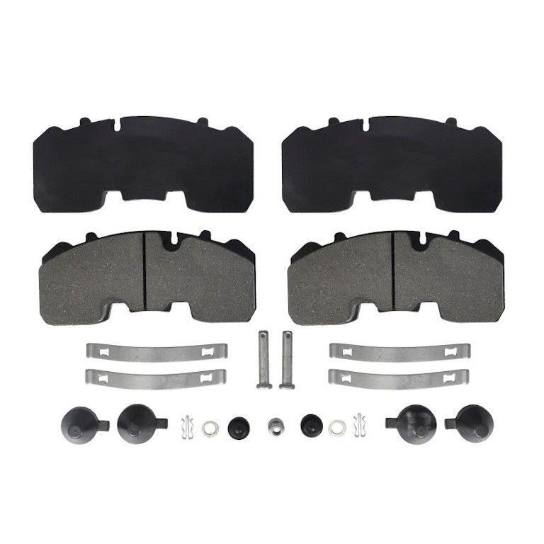 KIT PASTIGLIE FRENO per BPW / MERITOR / ROR •