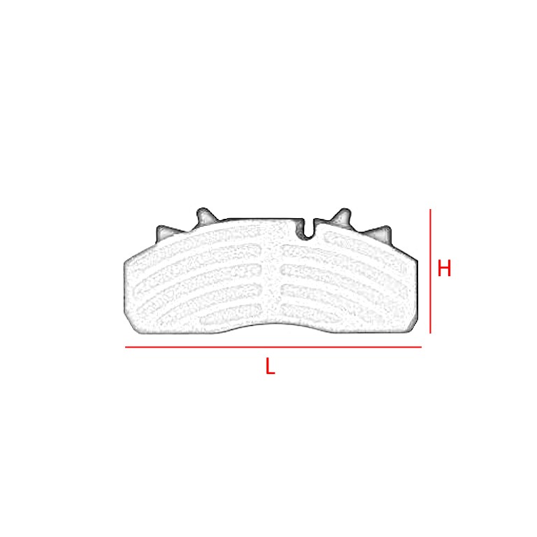KIT PASTIGLIE FRENO per DAF / RENAULT / SAF • - immagine 2