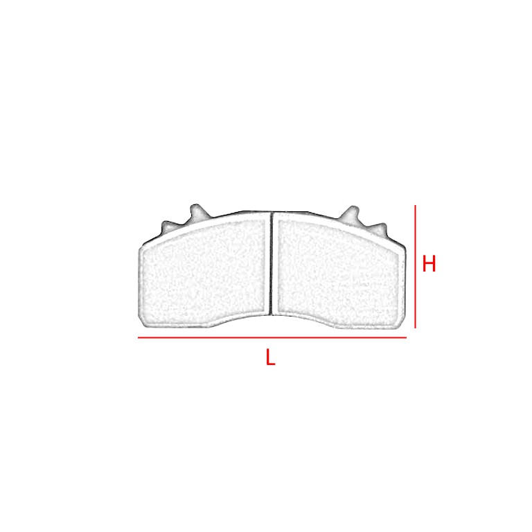 KIT PASTIGLIE FRENO per MERCEDES • - immagine 2