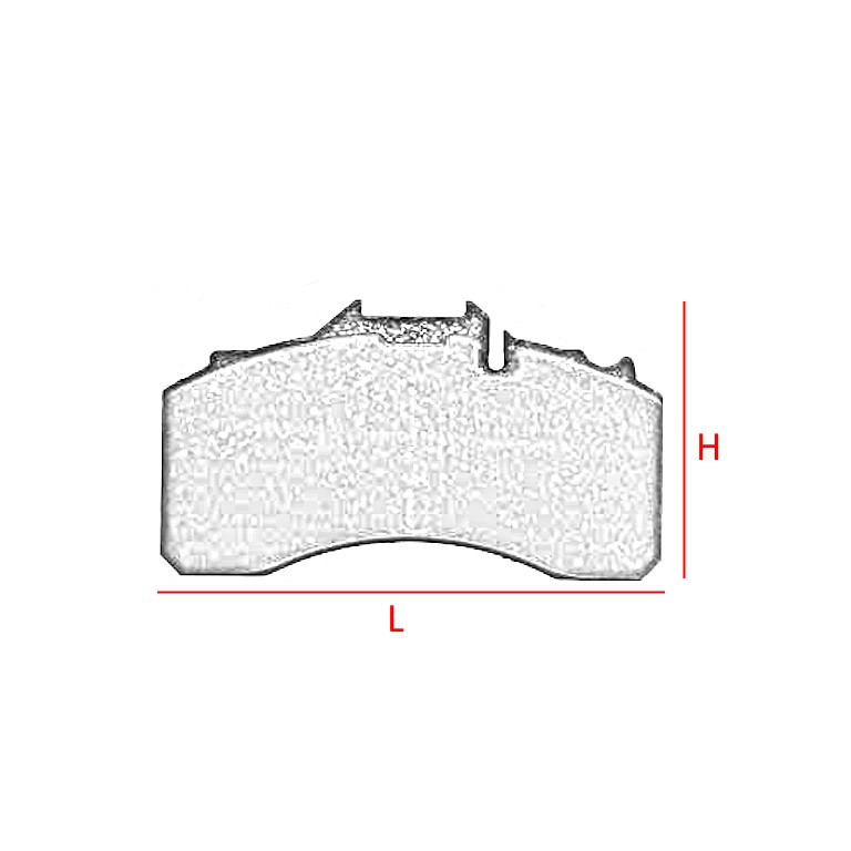 KIT PASTIGLIE FRENO per BPW • - immagine 2