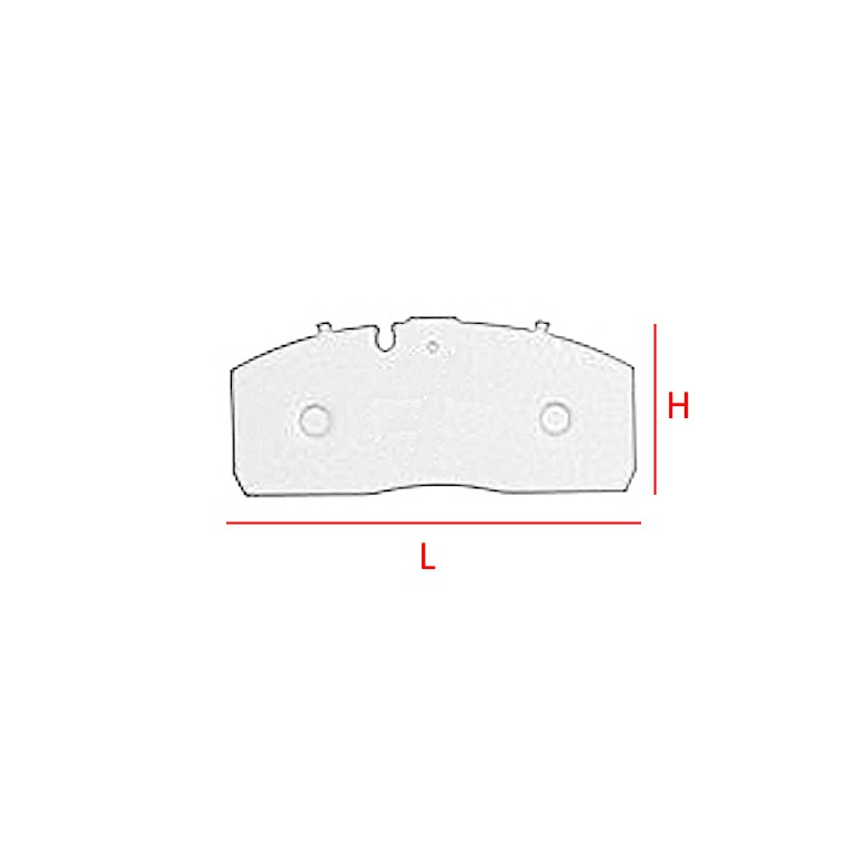KIT PASTIGLIE FRENO per SAF • - immagine 2