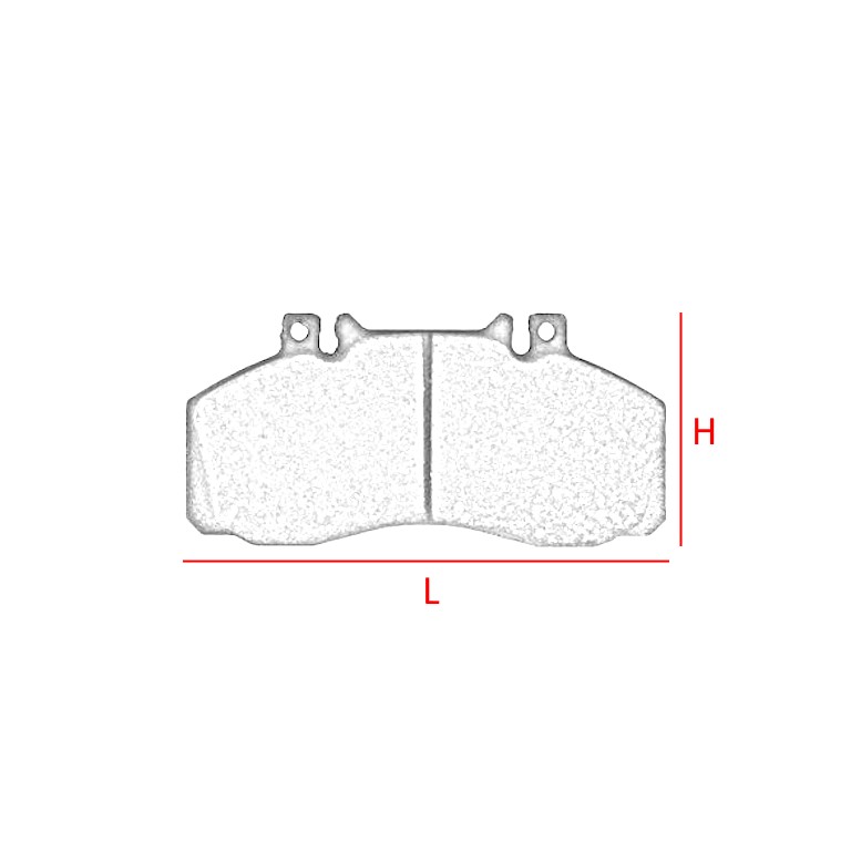 KIT PASTIGLIE FRENO per MERCEDES • - immagine 2
