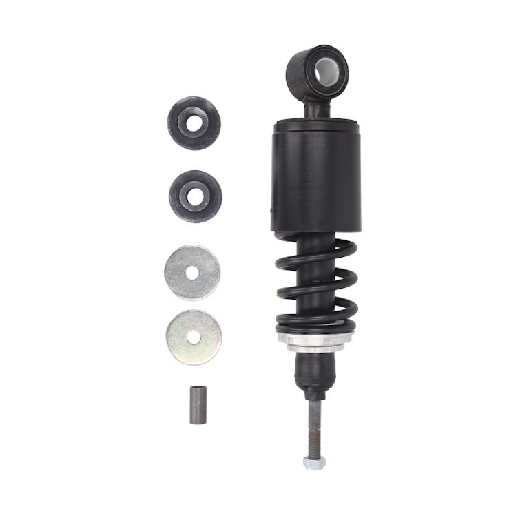 AMMORTIZZATORE cabina - completo di MOLLA elicoidale - Daf - sospensione cabina - ricambi camion