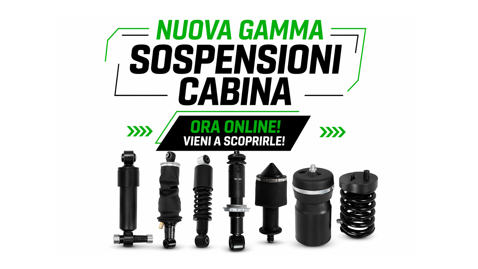 prodotti e accessori - sospensioni e ammortizzatori cabina per camion