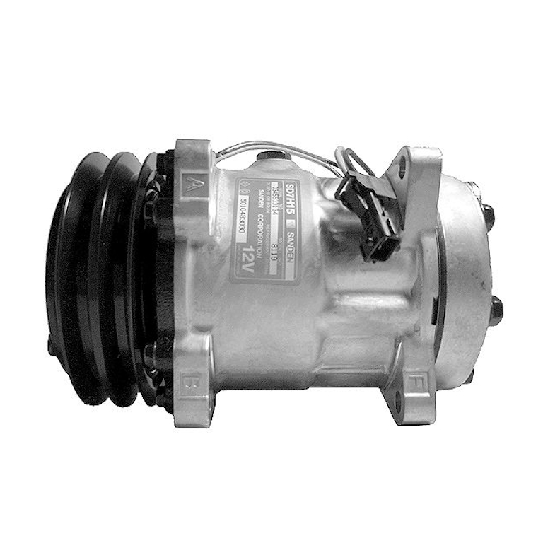 Compressore aria condizionata SD7H15 2 gole puleggia 132 mm per Renault Midlum