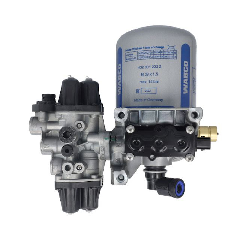Essiccatore aria con valvola 4 vie EC APU per IVECO codice 9325050310 Wabco per Iveco Stralis Stralis X Way