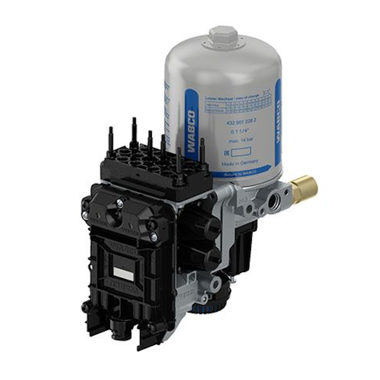 ESSICCATORE ARIA con valvola 4 vie E-APU per SCANIA - immagine 4