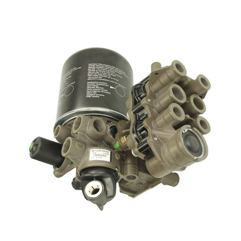 Essiccatore aria con valvola 4 vie per IVECO ASTRA codice K043827N50 Knorr Bremse per Iveco Astra HD8 Eurostar Eurotech Eurotrakker