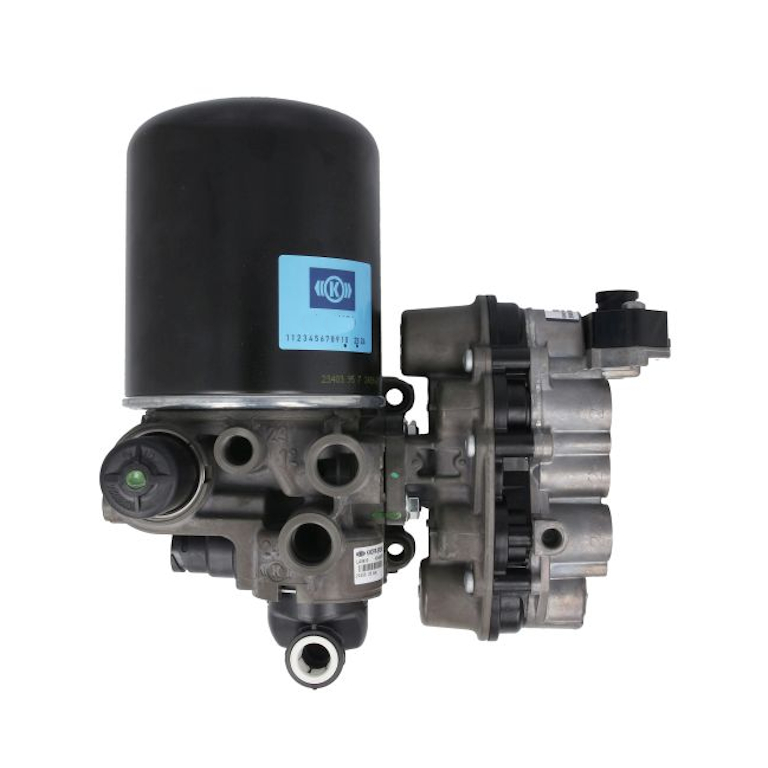 Essiccatore aria con valvola 4 vie per IVECO codice K043850N00 Knorr Bremse per Iveco Stralis Trakker