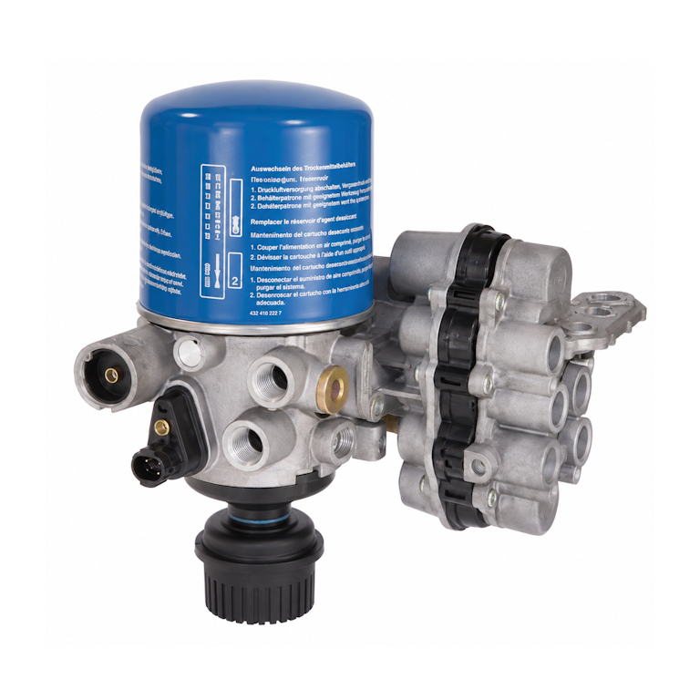 Essiccatore aria con valvola 4 vie per IVECO codice K077491N00 Knorr Bremse per Iveco Stralis Euro 6 Trakker Euro 6
