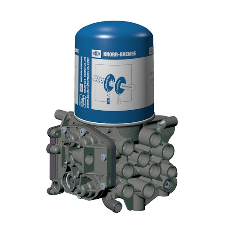 Essiccatore aria con centralina EAC per RENAULT VOLVO codice K226403N50 Knorr Bremse per Renault Volvo Kerax Magnum Midlum Premium