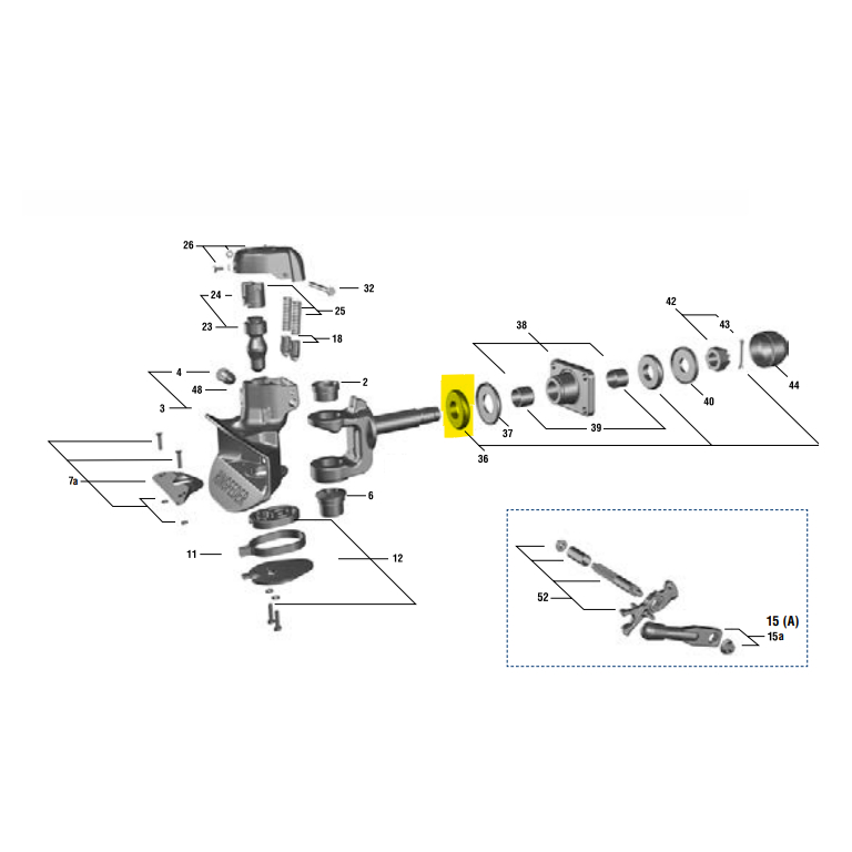 KIT TAMPONI AMMORTIZZATORE/SOSTEGNO gancio traino - 2 pz - immagine 2