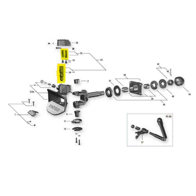 KIT PERNO di traino per occhione da 40 mm - immagine 2
