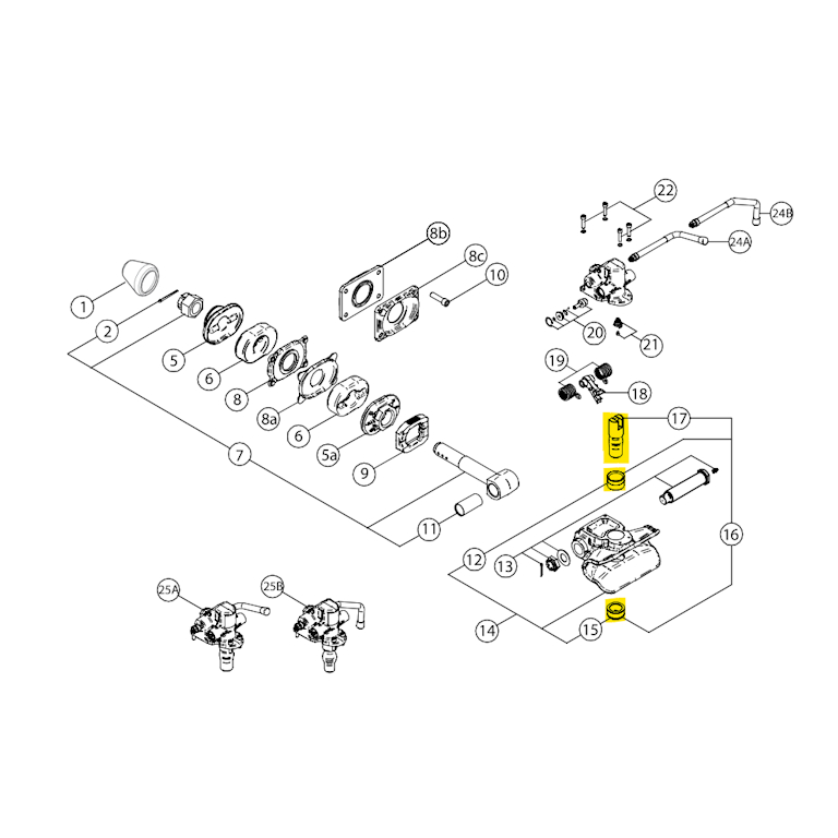 KIT PERNO DI TRAINO per occhione da 50 mm - con BOCCOLE - immagine 2