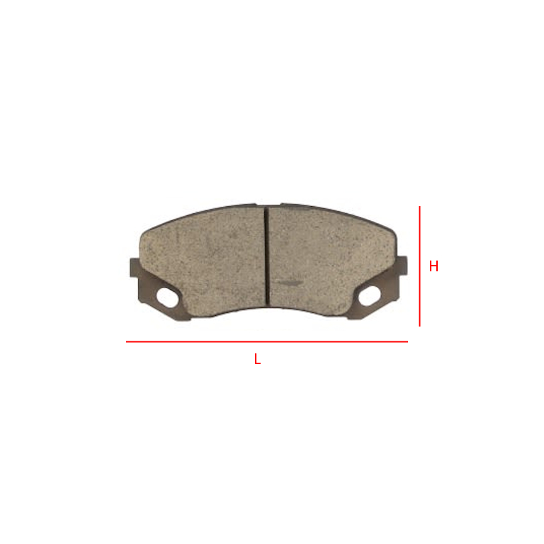 KIT PASTIGLIE FRENO per MITSUBISHI • - immagine 2