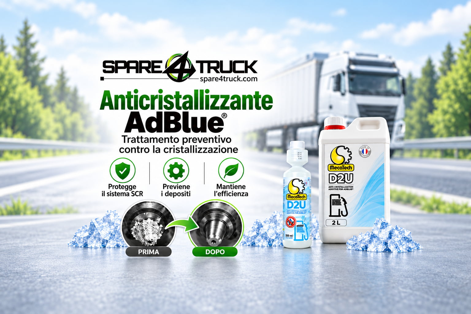 D2U trattamento stabilizzante e protettivo per AdBlue